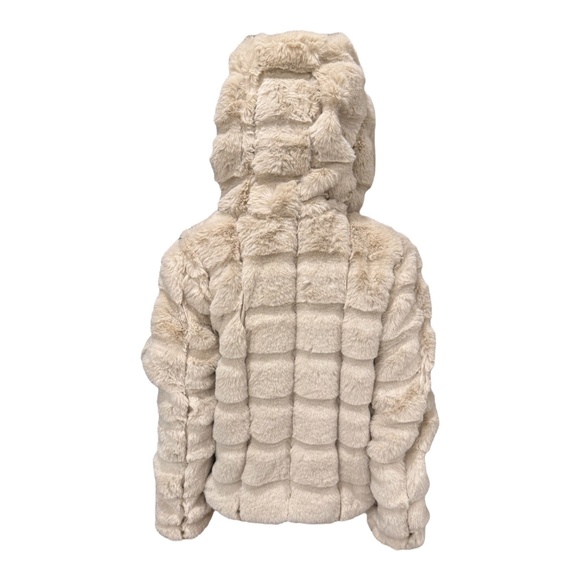 Women’s Faux Fur Hooded Jacket size M. NWT - Picture 4 of 10